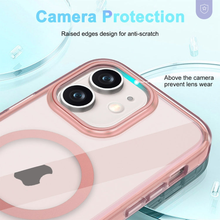 For iPhone 11 Colorful MagSafe Magnetic PC Hybrid TPU Phone Case
