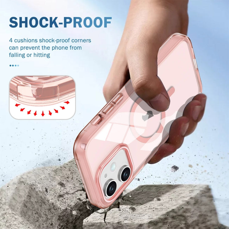 For iPhone 11 Colorful MagSafe Magnetic PC Hybrid TPU Phone Case