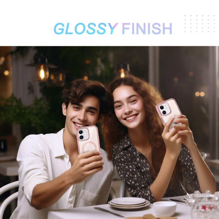 For iPhone 11 Colorful MagSafe Magnetic PC Hybrid TPU Phone Case