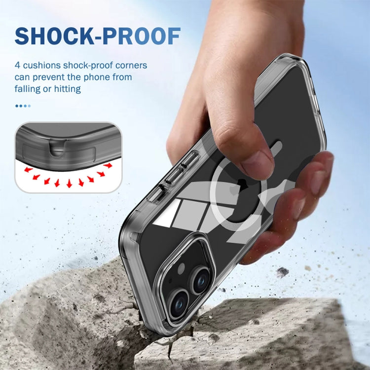 For iPhone 11 Colorful MagSafe Magnetic PC Hybrid TPU Phone Case