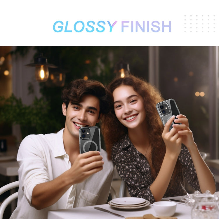 For iPhone 11 Colorful MagSafe Magnetic PC Hybrid TPU Phone Case