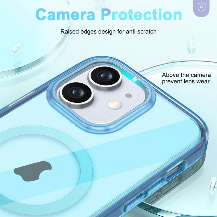 For iPhone 11 Colorful MagSafe Magnetic PC Hybrid TPU Phone Case