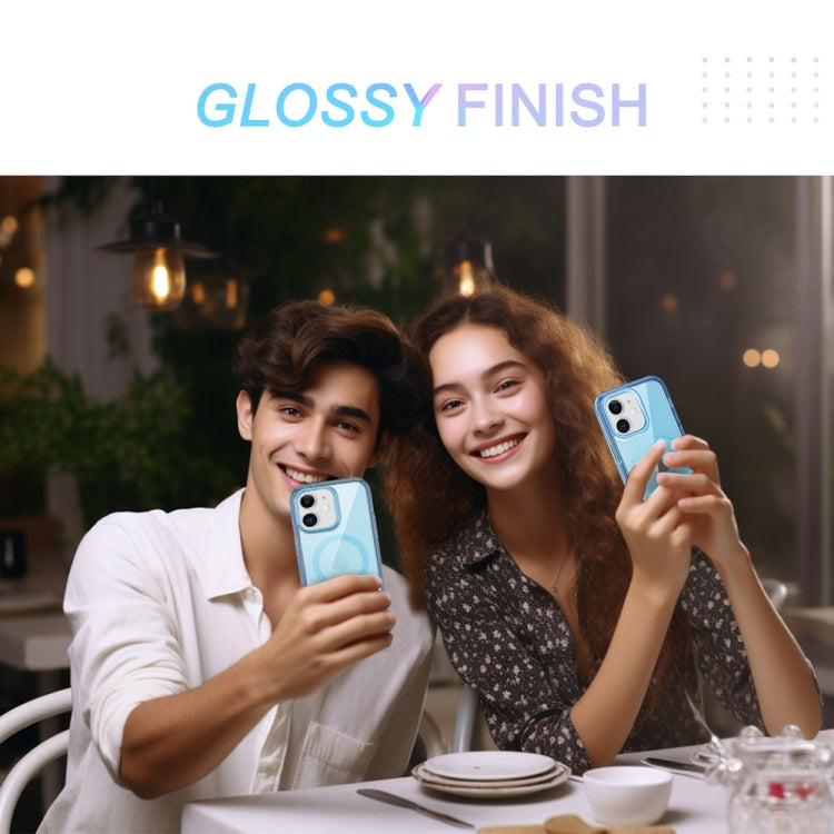 For iPhone 11 Colorful MagSafe Magnetic PC Hybrid TPU Phone Case