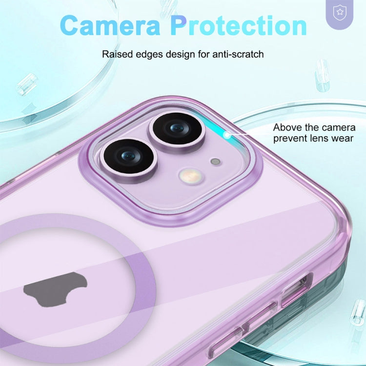 For iPhone 11 Colorful MagSafe Magnetic PC Hybrid TPU Phone Case