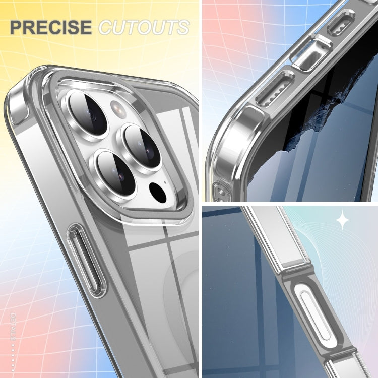 For iPhone 16 Pro Colorful MagSafe Magnetic PC Hybrid TPU Phone Case