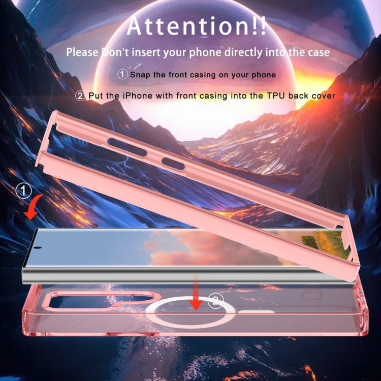 For Samsung Galaxy S24 Ultra 5G Colorful MagSafe Magnetic PC + TPU Phone Case