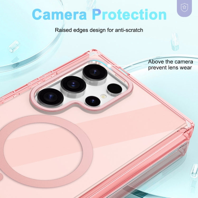 For Samsung Galaxy S24 Ultra 5G Colorful MagSafe Magnetic PC + TPU Phone Case