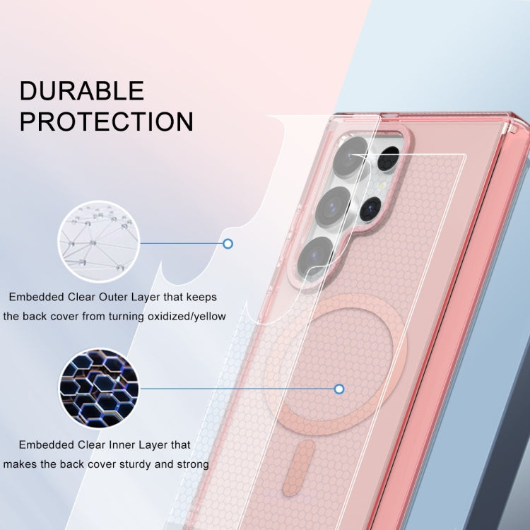 For Samsung Galaxy S24 Ultra 5G Colorful MagSafe Magnetic PC + TPU Phone Case