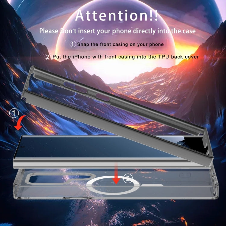For Samsung Galaxy S24 Ultra 5G Colorful MagSafe Magnetic PC + TPU Phone Case
