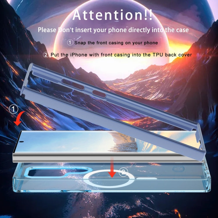For Samsung Galaxy S24 Ultra 5G Colorful MagSafe Magnetic PC + TPU Phone Case