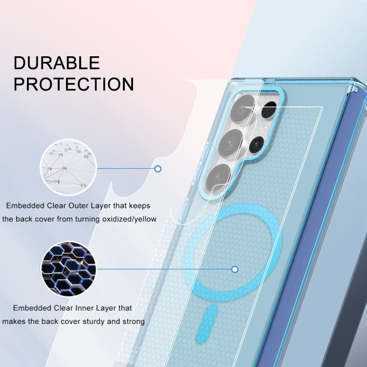 For Samsung Galaxy S24 Ultra 5G Colorful MagSafe Magnetic PC + TPU Phone Case