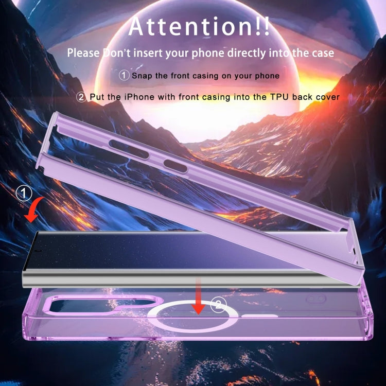 For Samsung Galaxy S24 Ultra 5G Colorful MagSafe Magnetic PC + TPU Phone Case