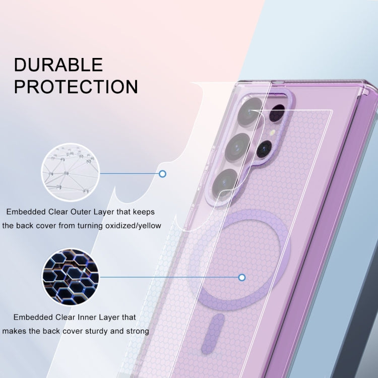 For Samsung Galaxy S24 Ultra 5G Colorful MagSafe Magnetic PC + TPU Phone Case
