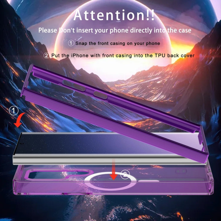 For Samsung Galaxy S24 Ultra 5G Colorful MagSafe Magnetic PC + TPU Phone Case