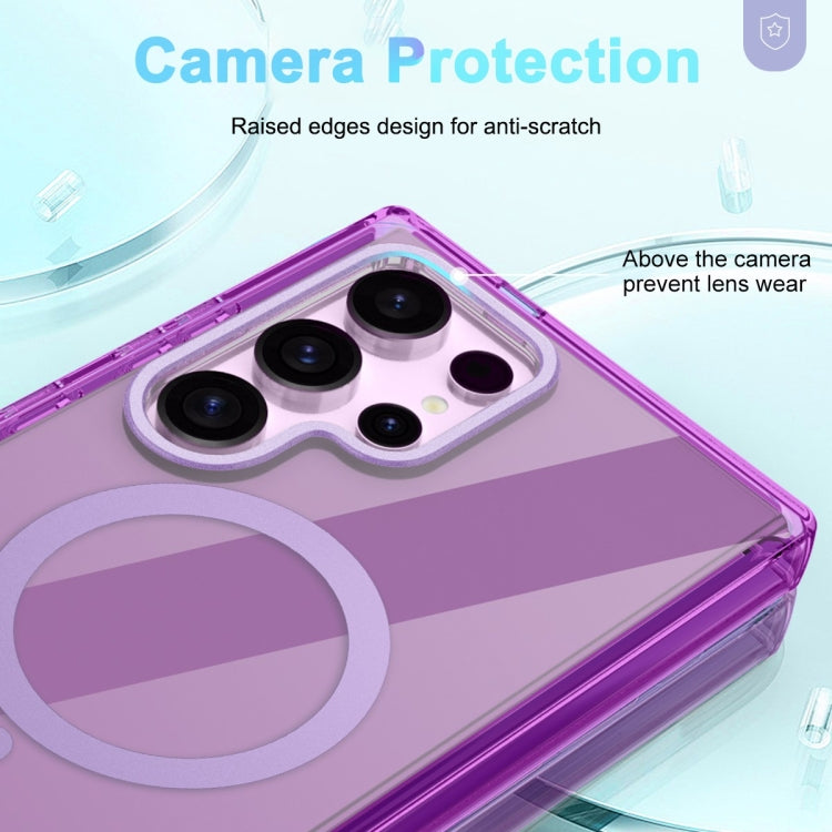 For Samsung Galaxy S24 Ultra 5G Colorful MagSafe Magnetic PC + TPU Phone Case