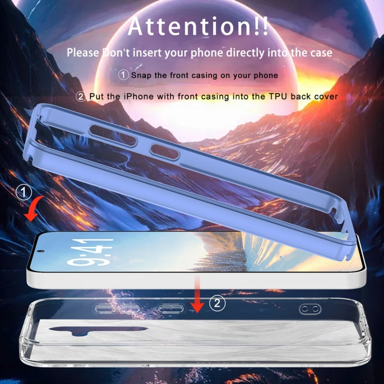 For Samsung Galaxy S24+ 5G IMD Gradient Feather PC + TPU Phone Case