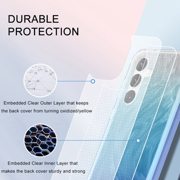 For Samsung Galaxy S24+ 5G IMD Gradient Feather PC + TPU Phone Case