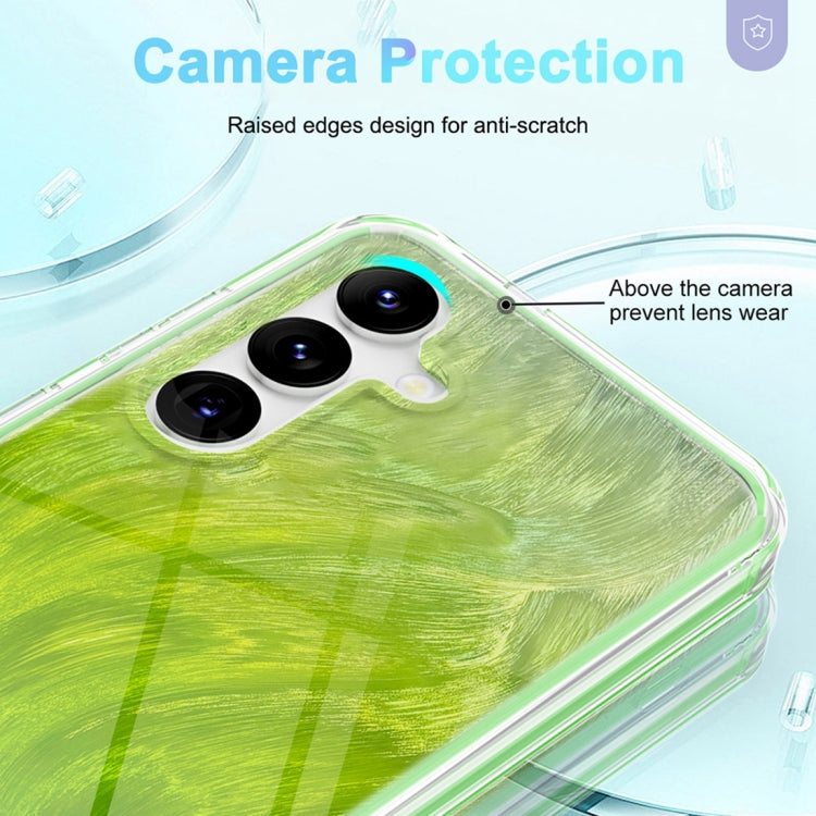 For Samsung Galaxy S24+ 5G IMD Gradient Feather PC + TPU Phone Case