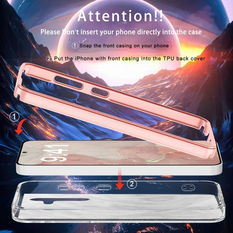 For Samsung Galaxy S24+ 5G IMD Gradient Feather PC + TPU Phone Case
