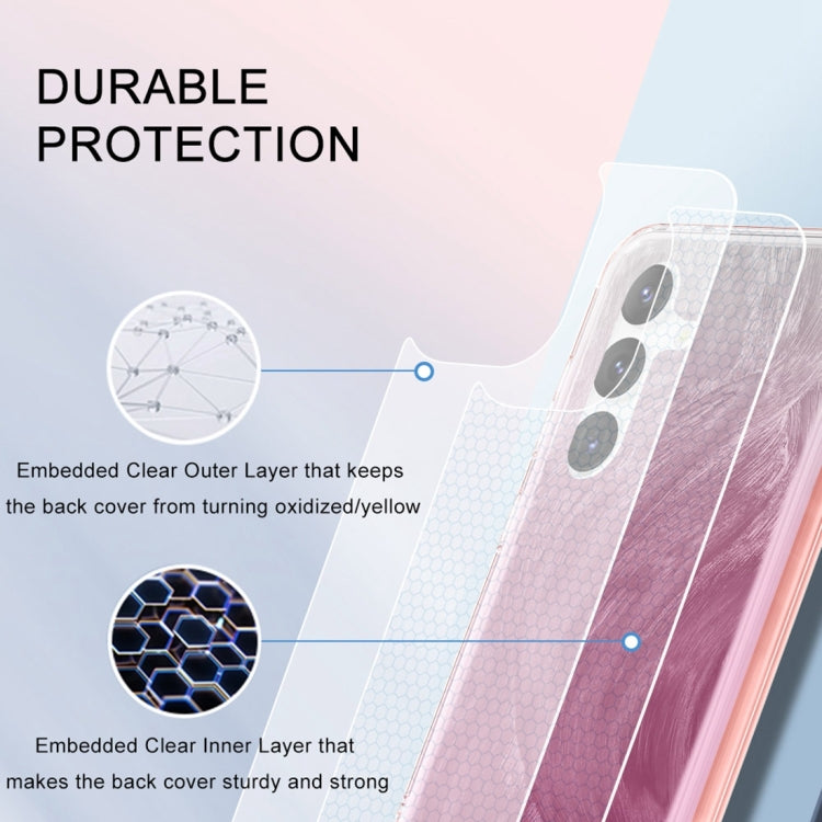 For Samsung Galaxy S24+ 5G IMD Gradient Feather PC + TPU Phone Case