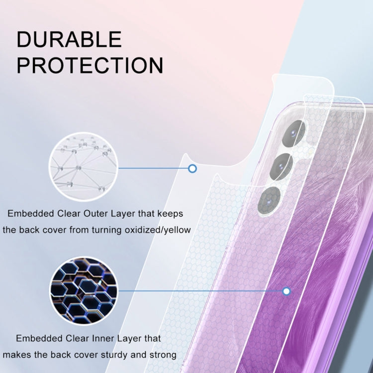 For Samsung Galaxy S24+ 5G IMD Gradient Feather PC + TPU Phone Case
