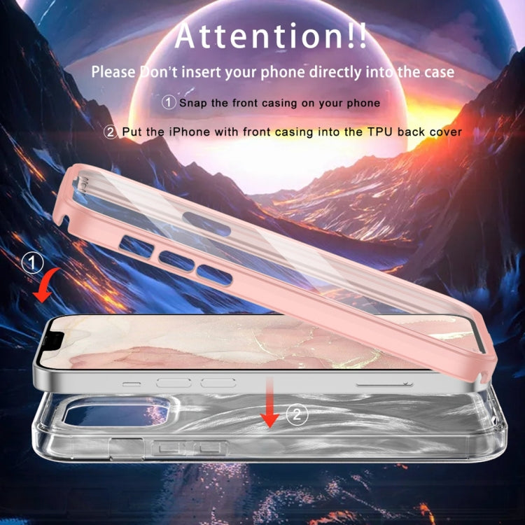 For iPhone 11 Pro Max IMD Gradient Feather PC Hybrid TPU Phone Case