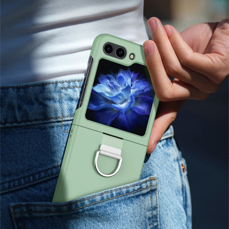 For Samsung Galaxy Z Flip6 / Flip7 FE Skin Feel PC Phone Case with Ring