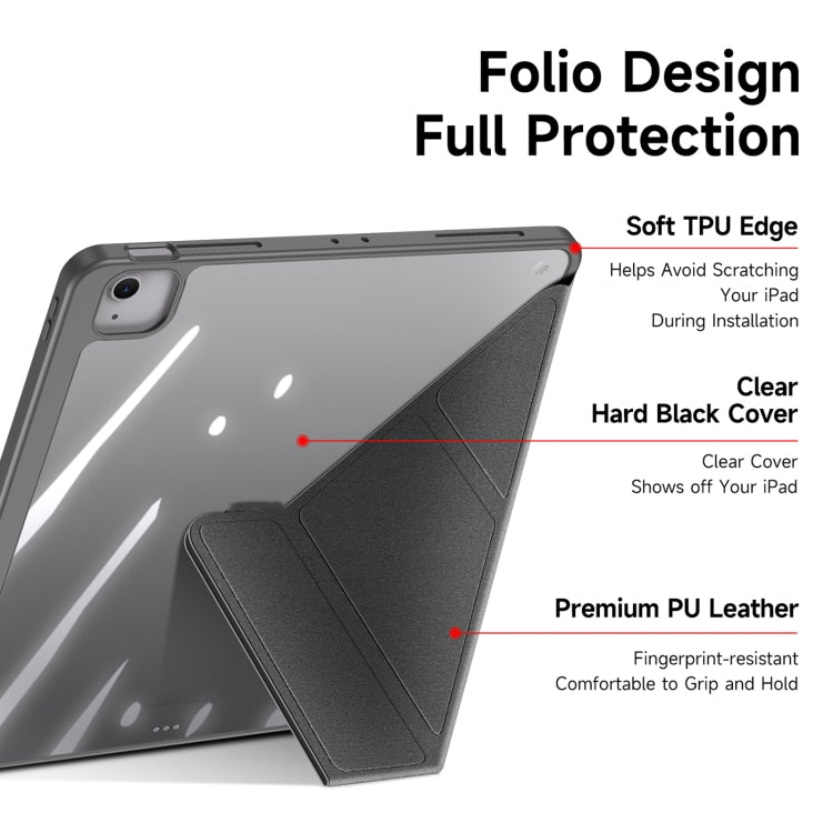 For iPad Air 13 2024 / 2025 / 2026 DUX DUCIS Magi Series Smart Leather Tablet Case