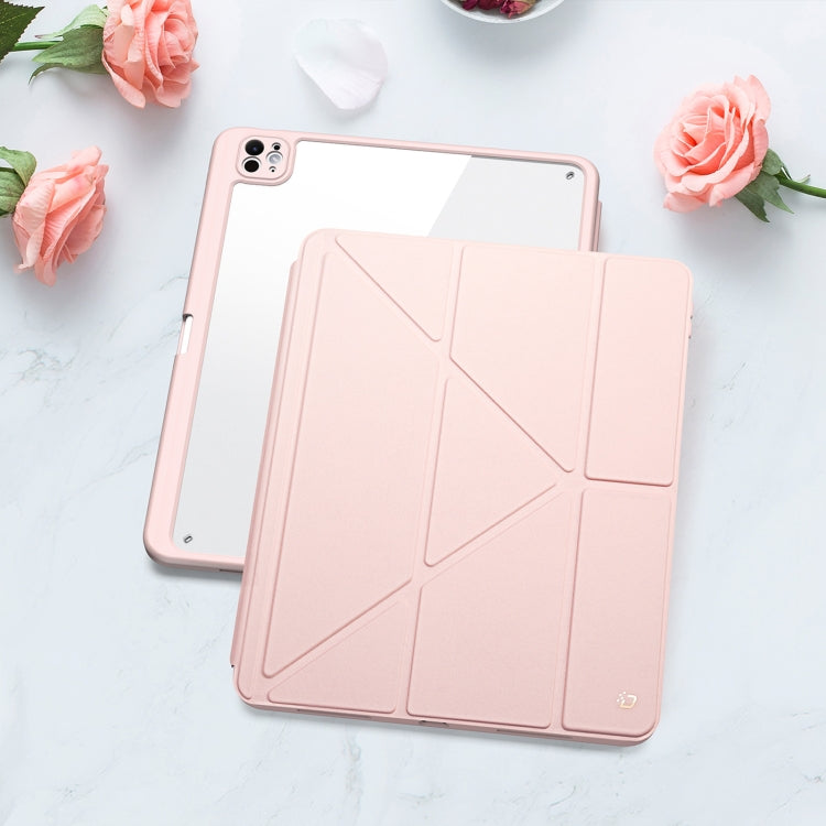 For iPad Pro 11 2025 / 2024 DUX DUCIS Magi Series Smart Leather Tablet Case