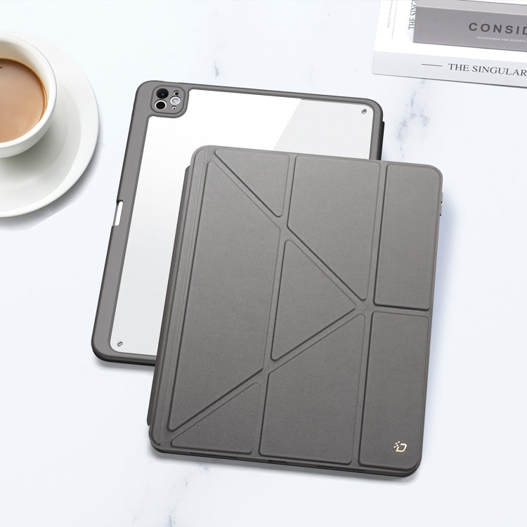 For iPad Pro 13 2025 / 2024 DUX DUCIS Magi Series Smart Leather Tablet Case