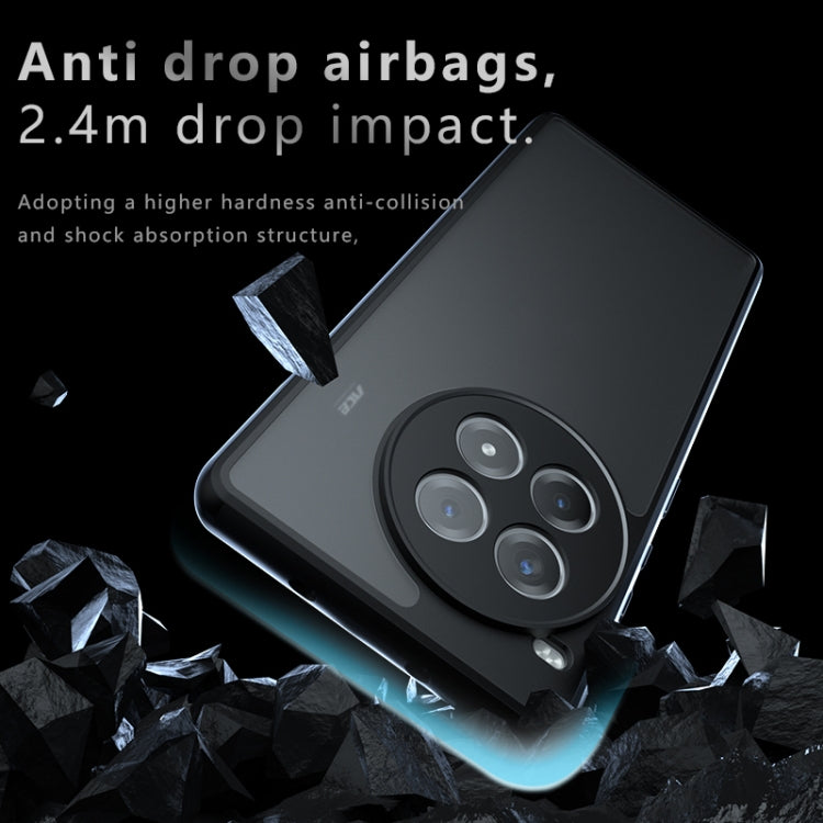 For OnePlus Ace 3 Pro Armor Precise Hole PC Hybrid TPU Phone Case - Transparent