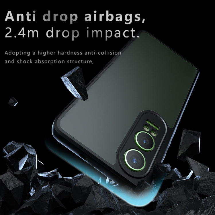For OnePlus Nord CE4 Lite Armor Precise Hole PC Hybrid TPU Phone Case - Transparent