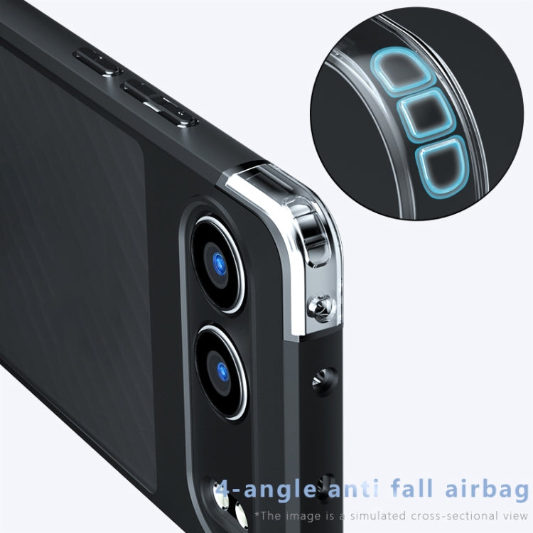 For OnePlus Nord 4 Armor Precise Hole PC Hybrid TPU Phone Case - Transparent