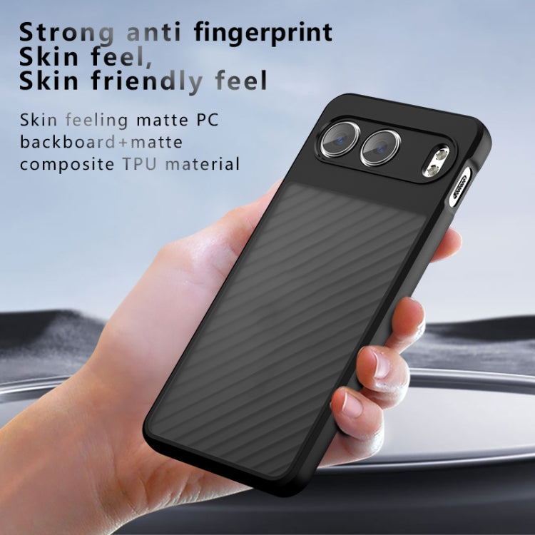 For OnePlus Nord 4 Armor Precise Hole PC Hybrid TPU Phone Case - Transparent