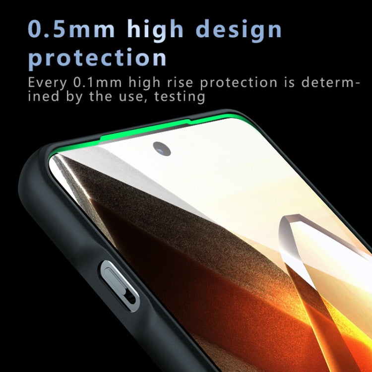 For OnePlus 13 Armor Precise Hole PC Hybrid TPU Phone Case - Transparent