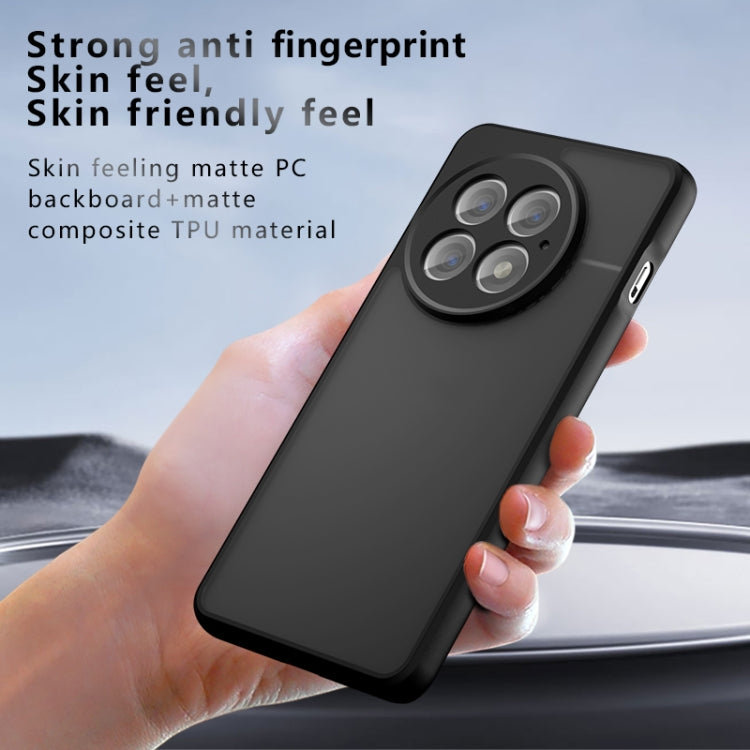 For OnePlus 13 Armor Precise Hole PC Hybrid TPU Phone Case - Transparent