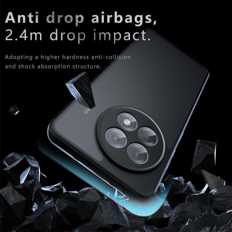 For OnePlus Ace 5 / 5 Pro / 13R Armor Precise Hole PC Hybrid TPU Phone Case - Transparent