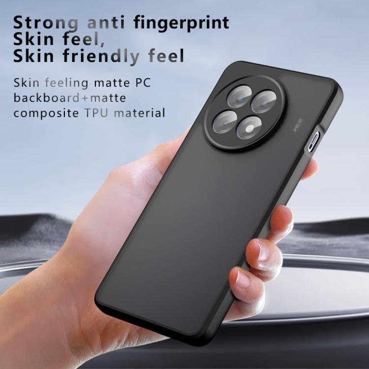 For OnePlus Ace 5 / 5 Pro / 13R Armor Precise Hole PC Hybrid TPU Phone Case - Transparent