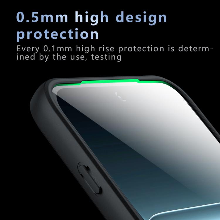 For OnePlus 13T Armor Precise Hole PC Hybrid TPU Phone Case - Transparent