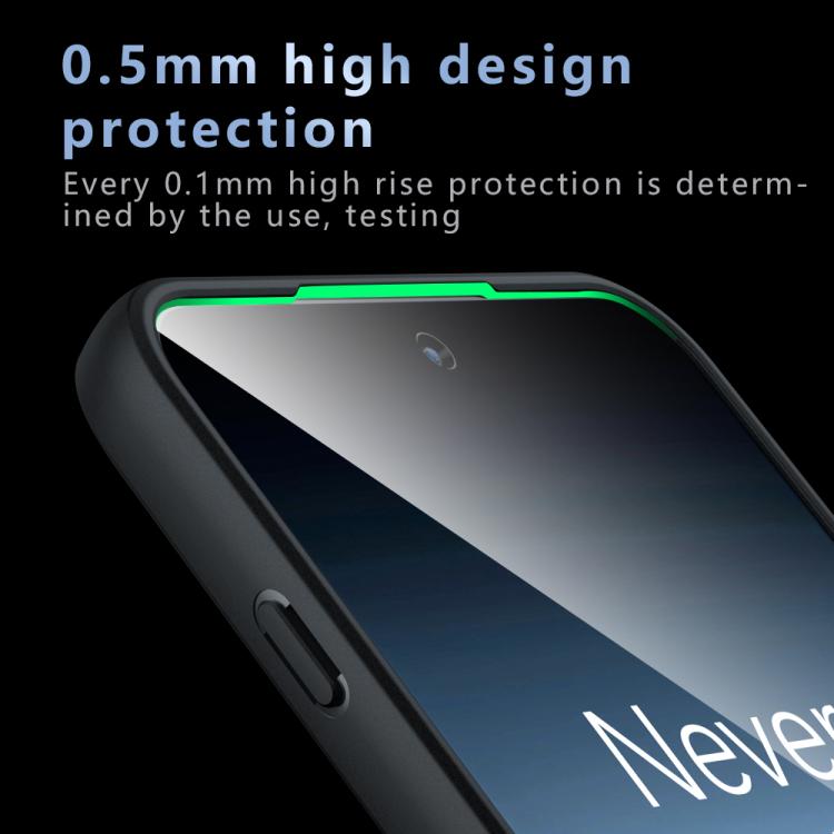 For OnePlus Ace 5 Ultra / Nord 5 Armor Precise Hole PC Hybrid TPU Phone Case - Transparent