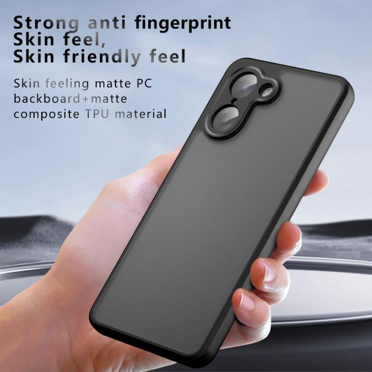 For OnePlus Ace 5 Racing / Nord CE5 Armor Precise Hole PC Hybrid TPU Phone Case - Transparent