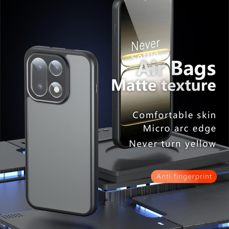 For OnePlus 15 Armor Precise Hole PC Hybrid TPU Phone Case - Transparent