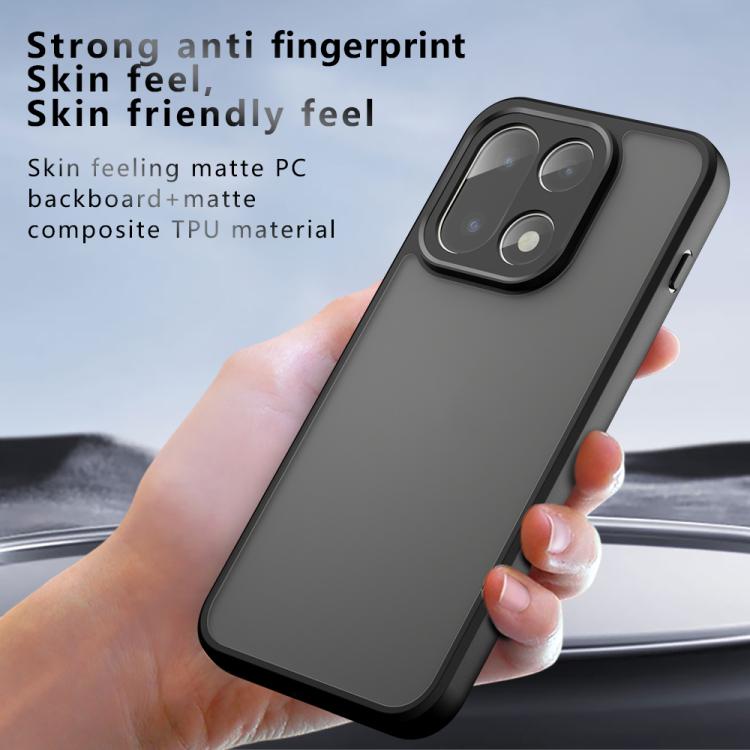 For OnePlus 15 Armor Precise Hole PC Hybrid TPU Phone Case - Transparent