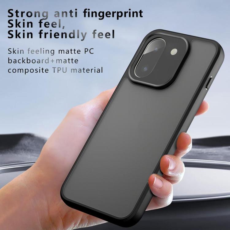 For OnePlus 15R Armor Precise Hole PC Hybrid TPU Phone Case - Transparent
