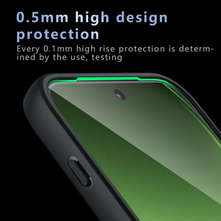 For OnePlus 15T Armor Precise Hole PC Hybrid TPU Phone Case - Transparent