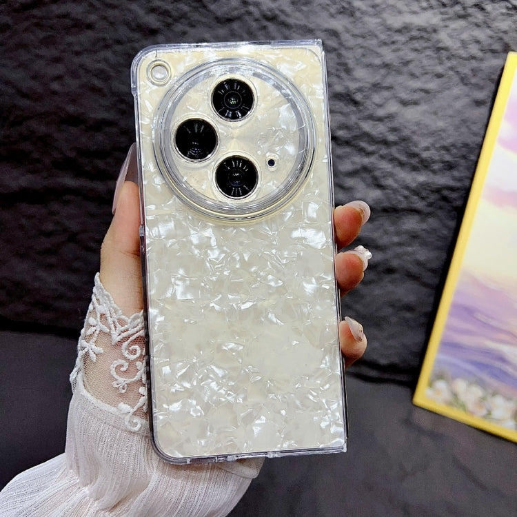 For OPPO Find N3 Pearlescent Shell Texture Phone Case