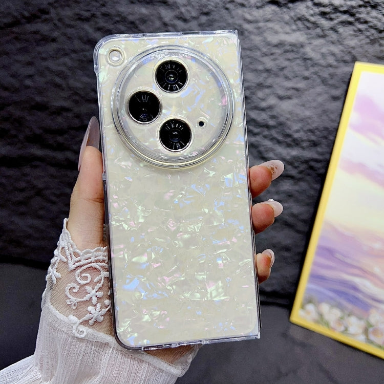 For OPPO Find N3 Pearlescent Shell Texture Phone Case