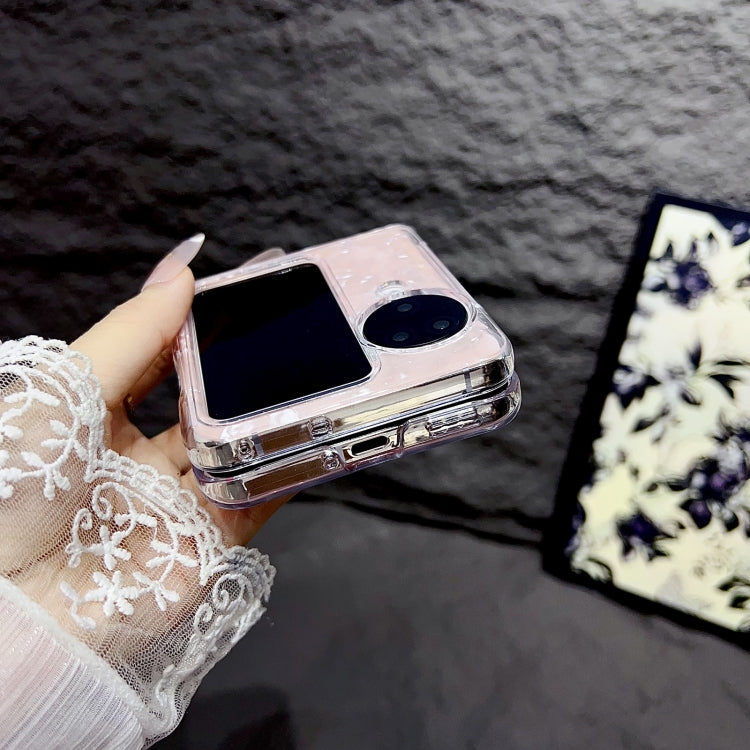 For OPPO Find N3 Flip Pearlescent Shell Texture Phone Case