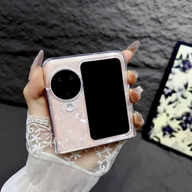 For OPPO Find N3 Flip Pearlescent Shell Texture Phone Case