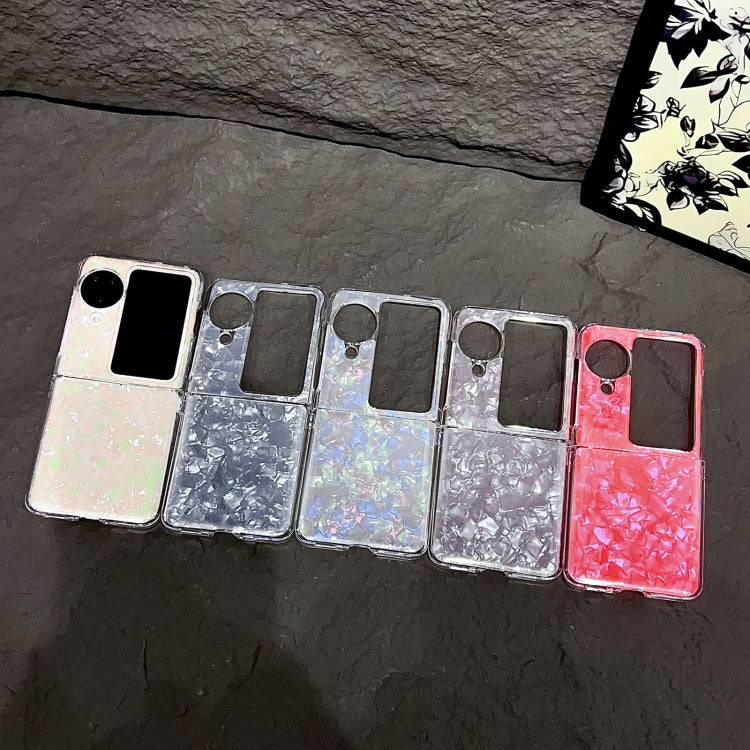 For OPPO Find N3 Flip Pearlescent Shell Texture Phone Case